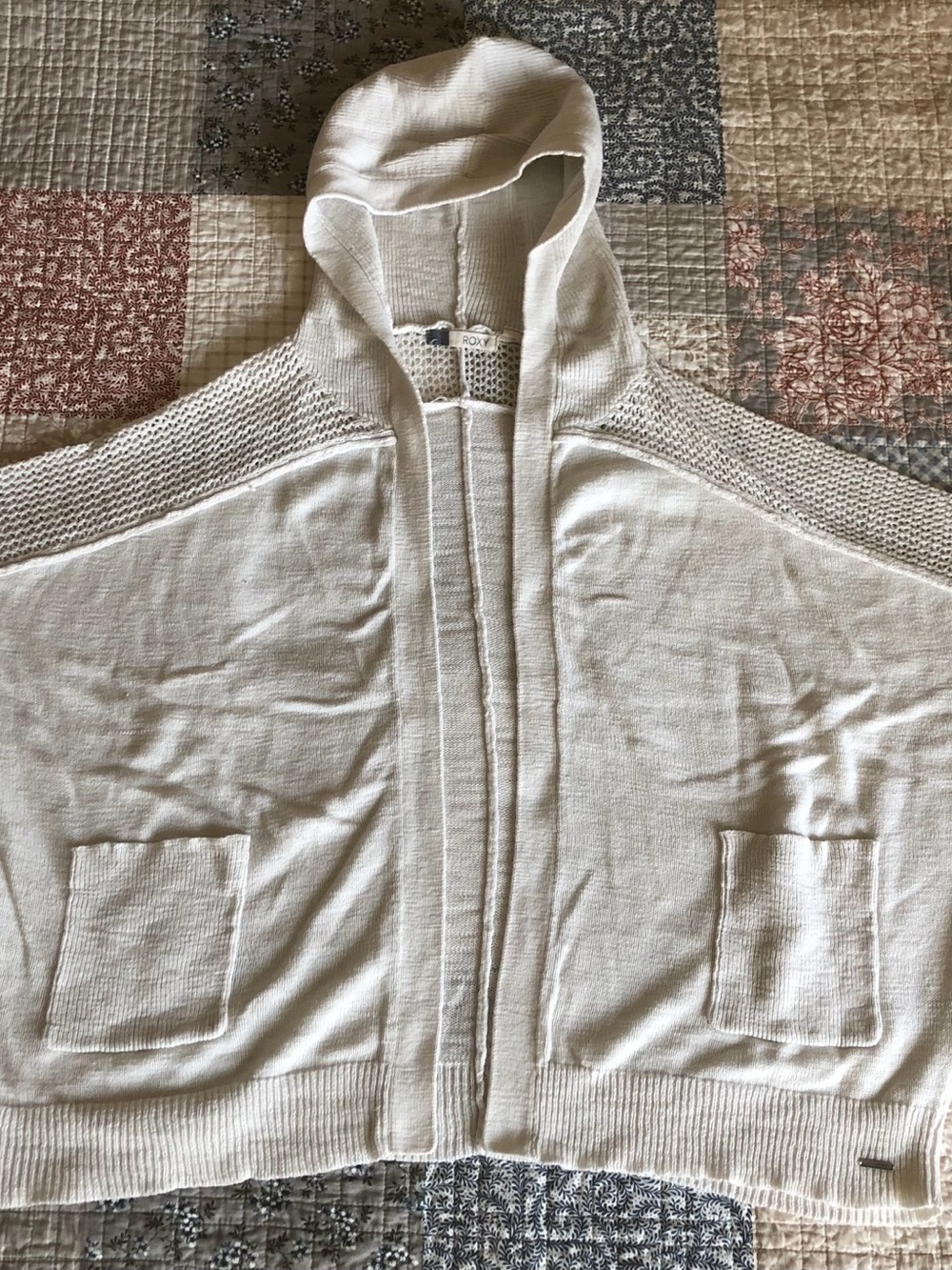Roxy Knit Cardigan Sweater Jacket